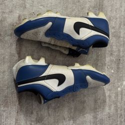 Jordan 1 TD cleats men’s Size 8 Royal blue Fragment 