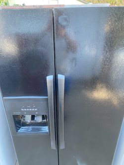 Amana refrigerator delivered