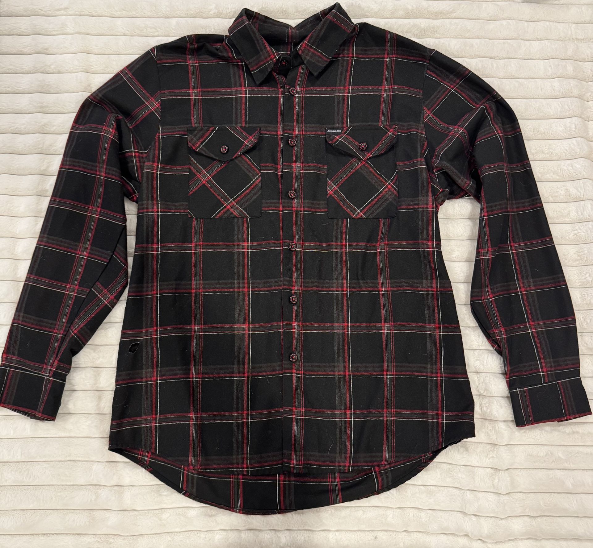 Dixxon Flannel Co Mens Snap On Form Function Limited Edition Button Front Size L