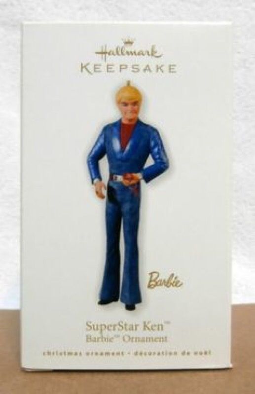 2010 Hallmark Barbie Superstar Ken Xmas Ornament Mint