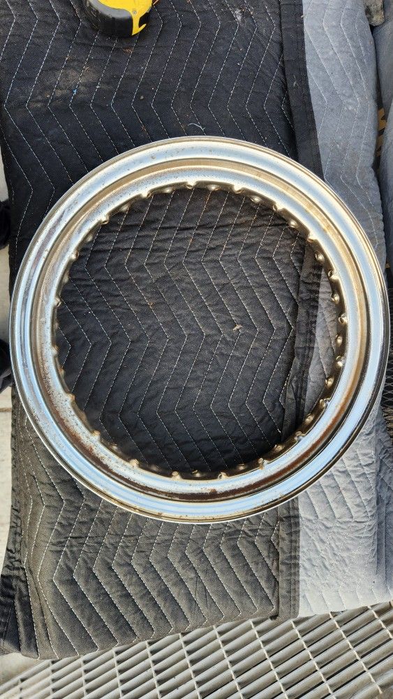 Old Harley Davidson Motorcycle Rim Hoop