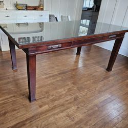 Antique Dining Table With Draws