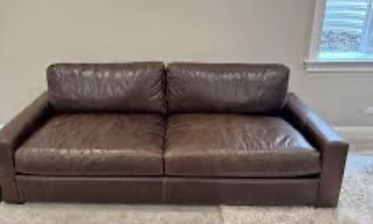 RH Maxwell Leather Sofa