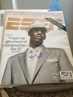 Greg Oden PSA/DNA Auto ESPN the Magazine