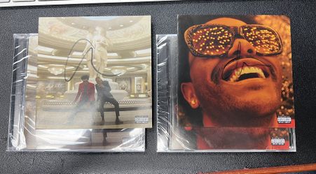The Weeknd Heartless And Blinding Lights Signed Collectors CDs