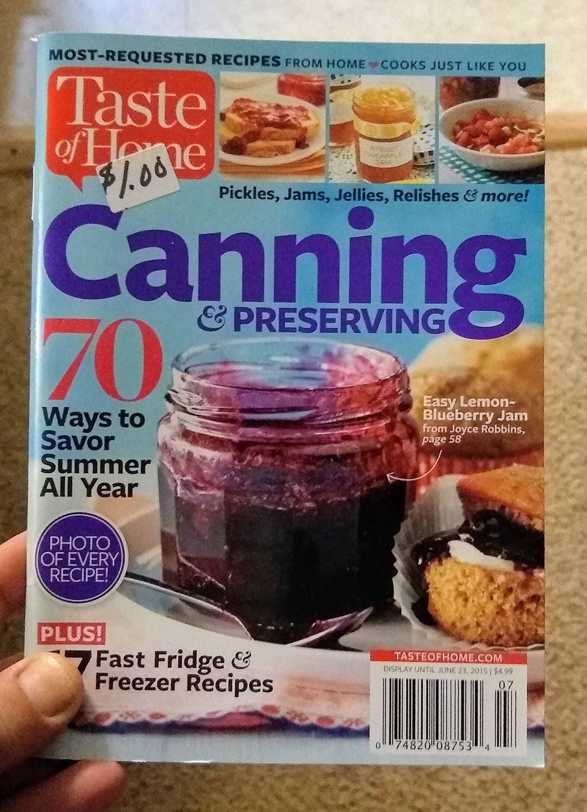 Canning magazines