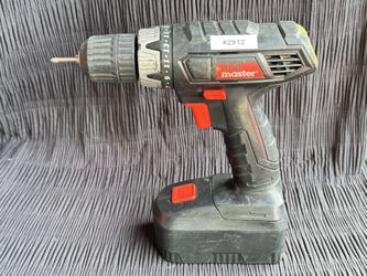 #2912 Drill Master 69651 18V Cordless Drill Driver w/ Battery