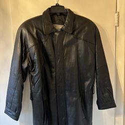 Vintage Design Assets Leather Jacket Size Small