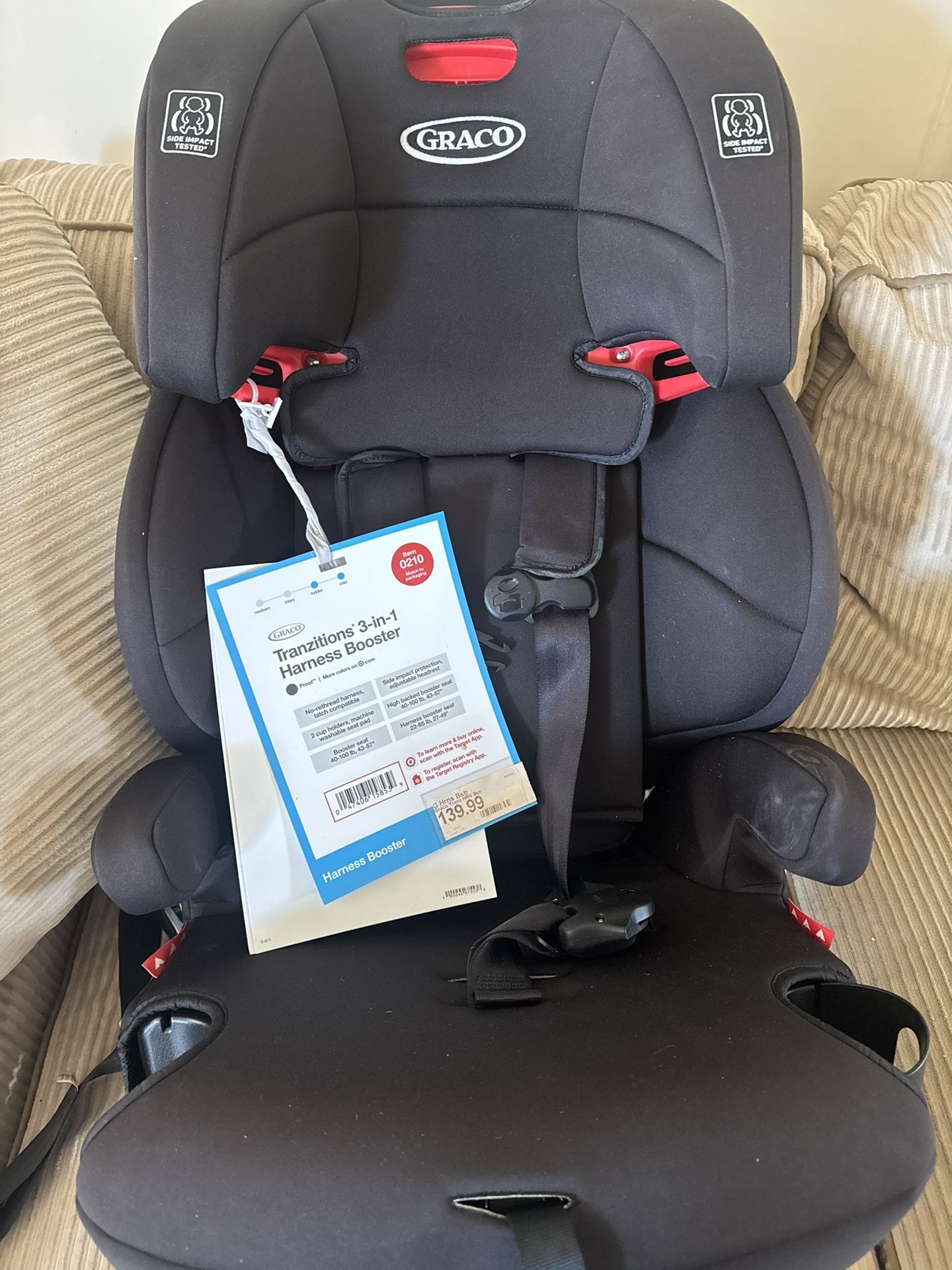 Graco Tranzitions in Booster Seat