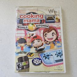 Wii Cooking Mama World Kitchen Video Game With Case