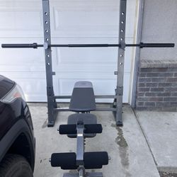 Goods Gym Bench And Bar
