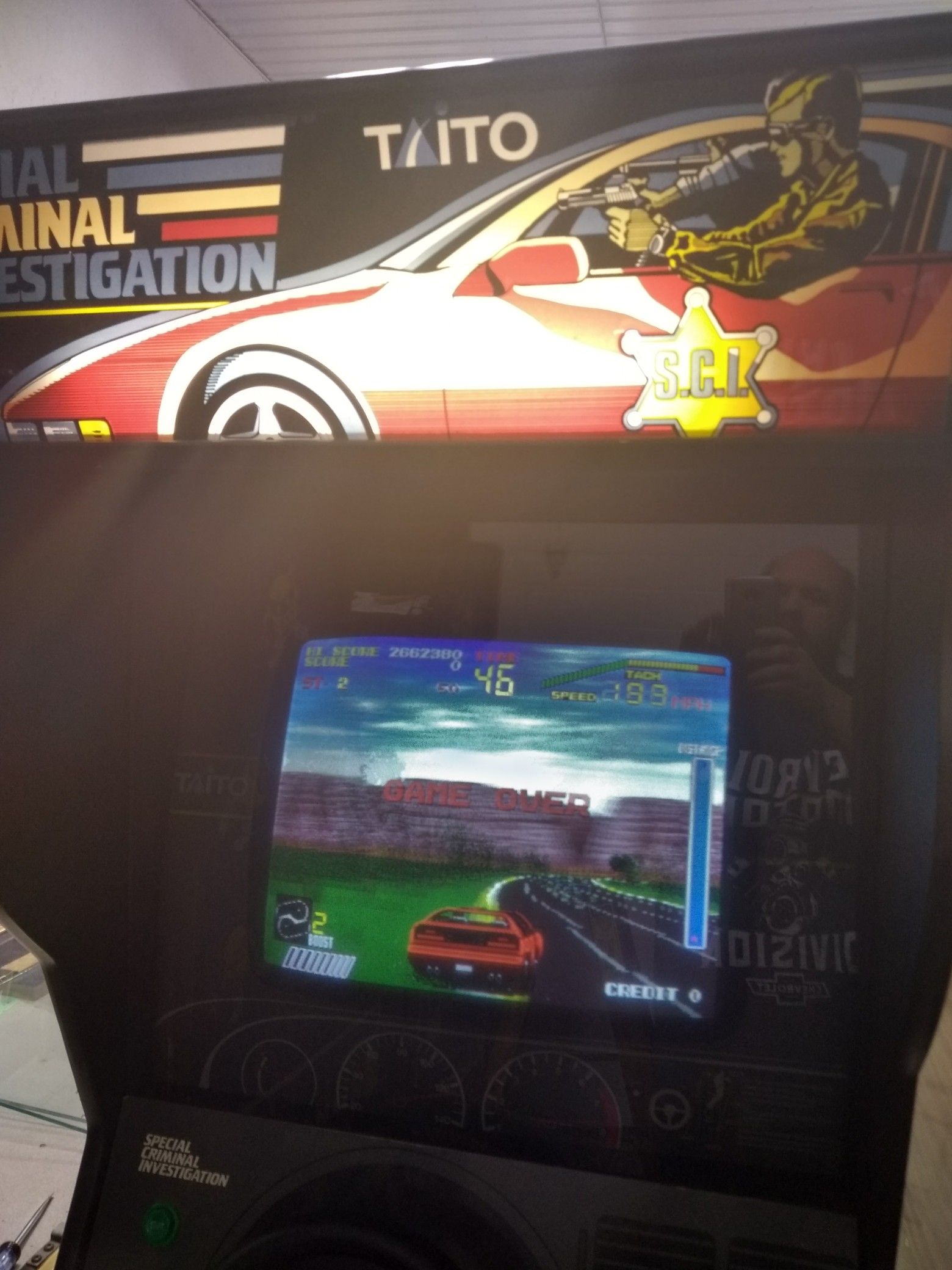 SCI - Special Criminal Investigation Arcade Game / Machine!!