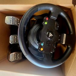 Thrustmaster TMX Pro Steering Wheel W/ Pedals/Wheel Stand Pro