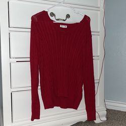 Red sweater