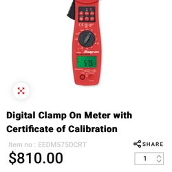 Snap On Digital Amp Clamp And Multimeter