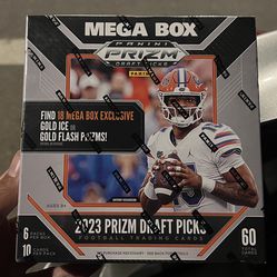 2023 Prizm Draft Picks Football Mega Box