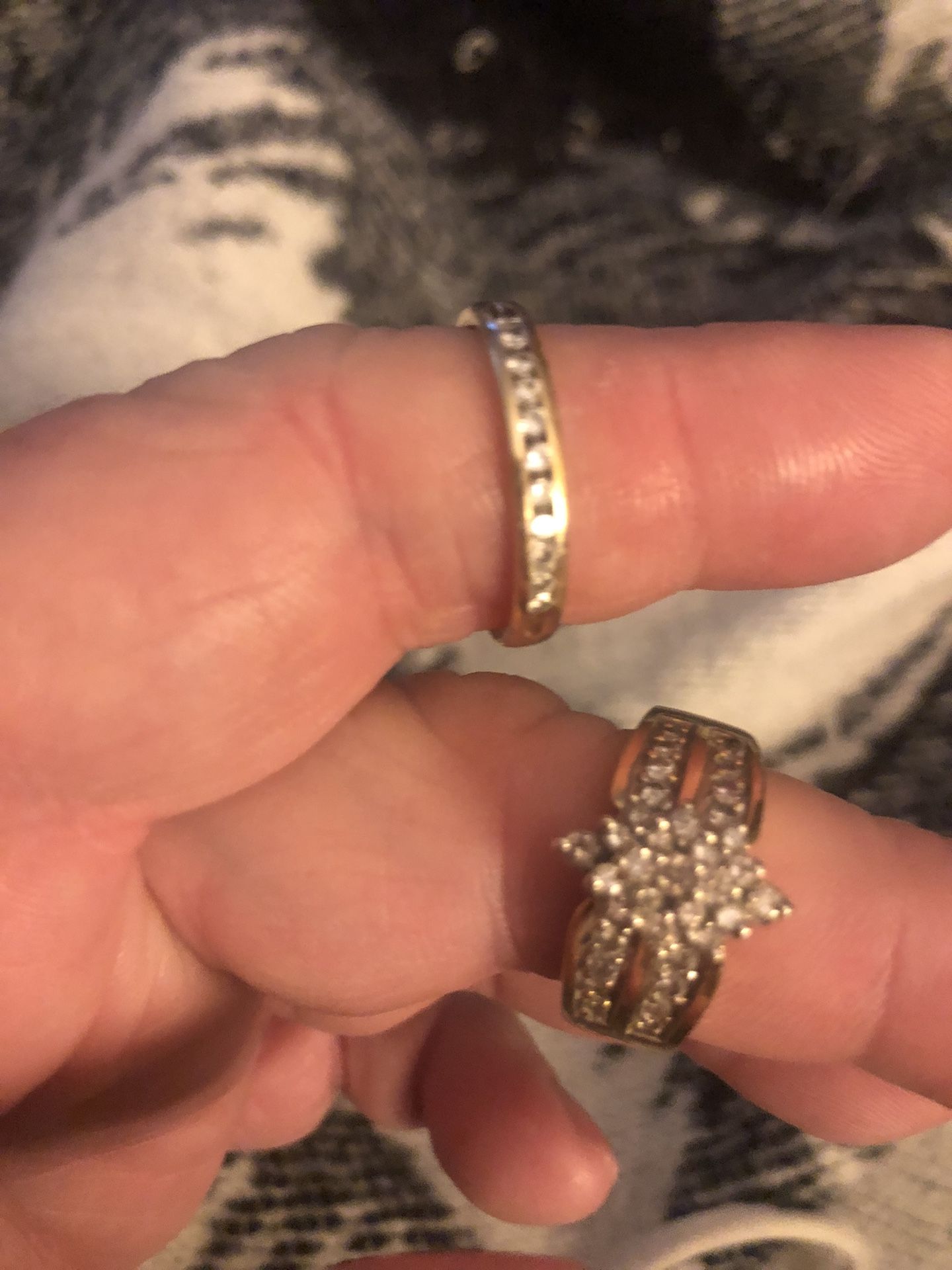 Real Gold Rings , Read Listing Sale Are Trade