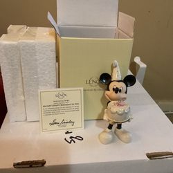 Lenox Mickey’s Happy Birthday To You Figurine NIB
