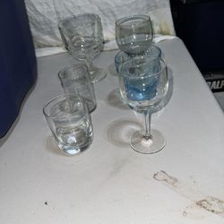 Six Various Glasses 