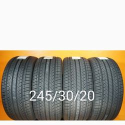 4 New Tires For Sale 245/30/20 We Service Motorcycle Tires