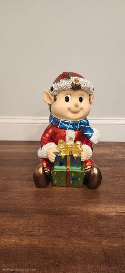 Kringle Express indoor/outdoor lit elf