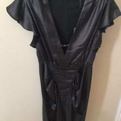 BCBG Maxazria Cocktail Party 0 Metallic Dress New With Tags