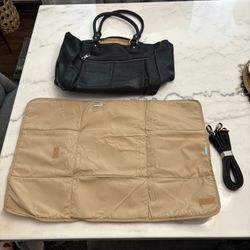 Newlie Accessories Leather Diaper Bag