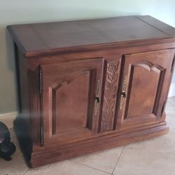 Antique Bar Server Table Solid Wood mahogany