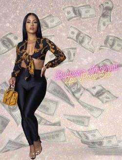 Buchona Imperial 2pc Pants & Top Set