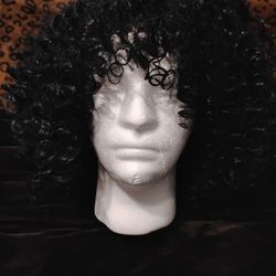 Curly Short Black Wig