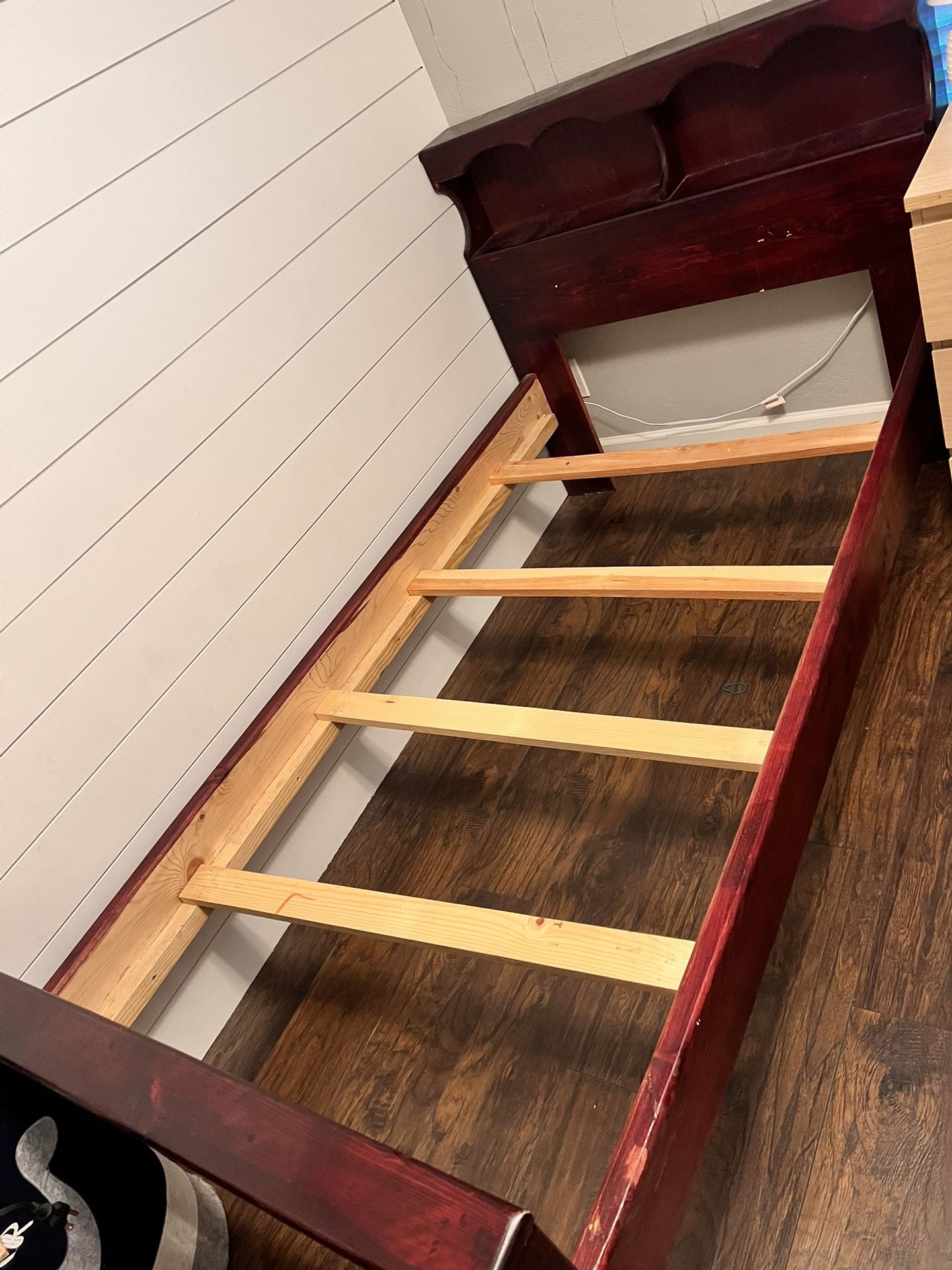 Complete Twin Bed - Solid Wood
