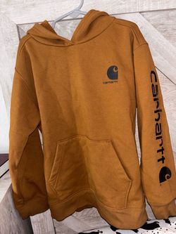 Carhartt brown hoodie Size 7y