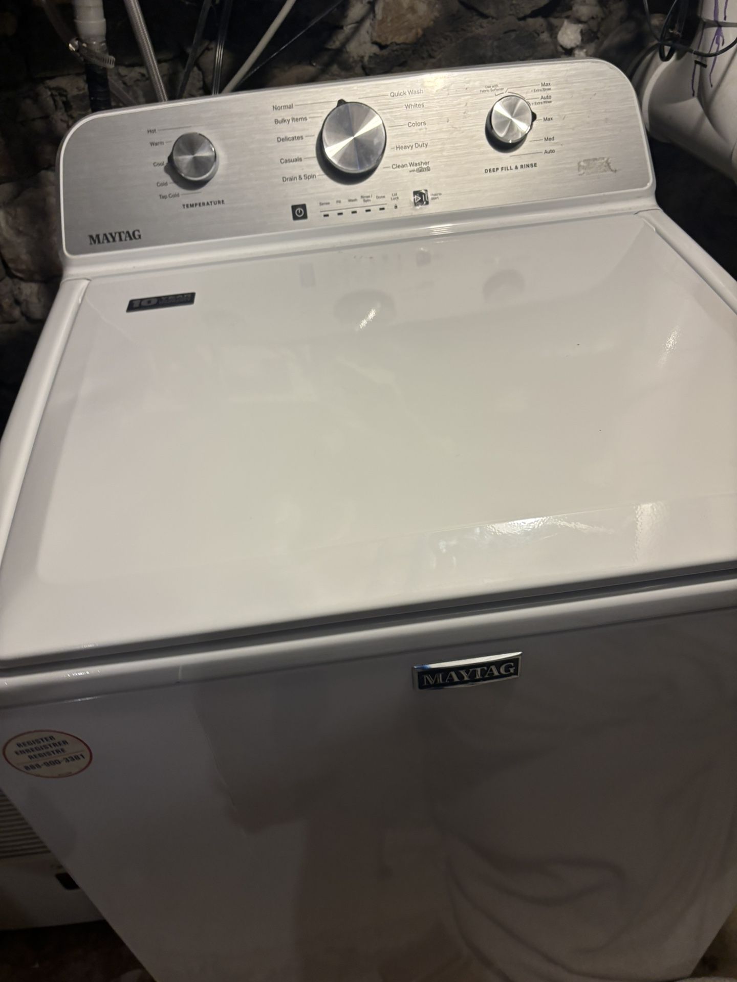 Maytag Washer + Kenmore Dryer