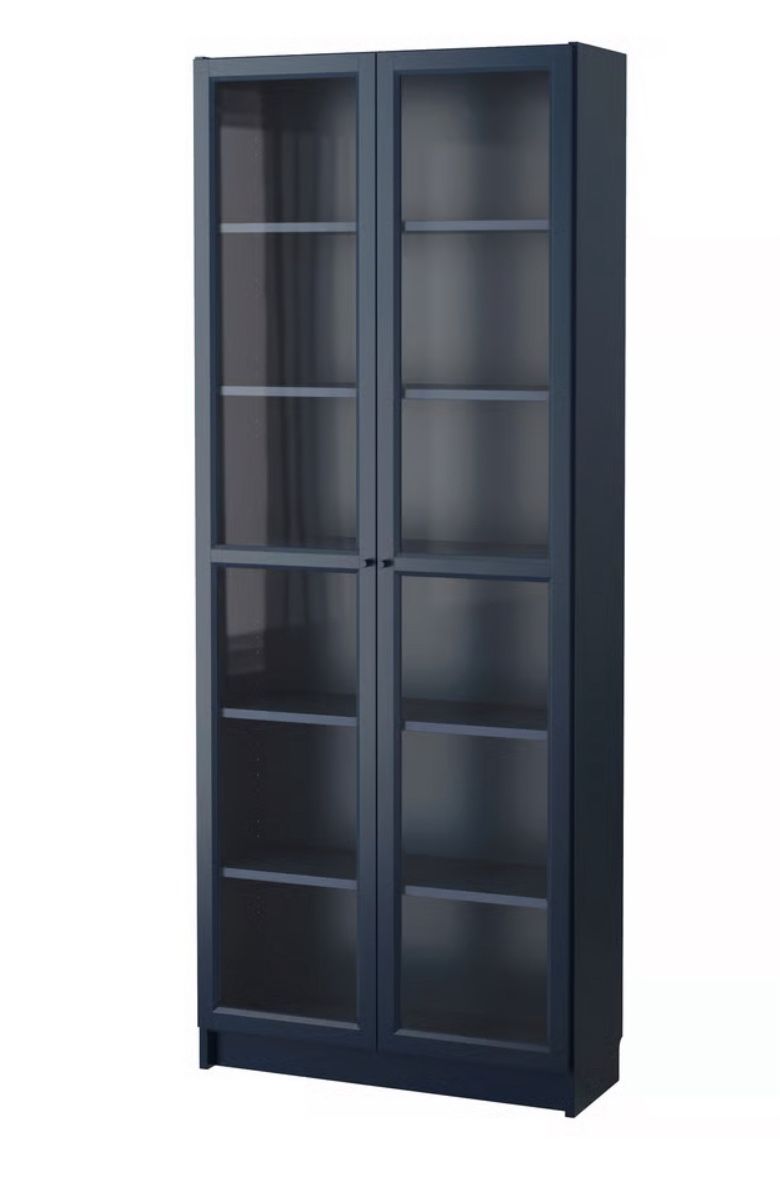 Bookcase With Glass Doors