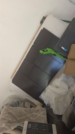 Full size bed frame, mattress  and boxspring