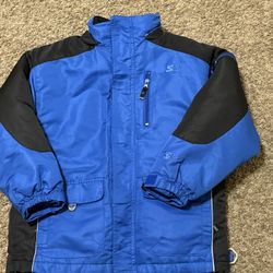 Kids Size 8 Winter/Ski Jacket - With Removable Fleece Liner