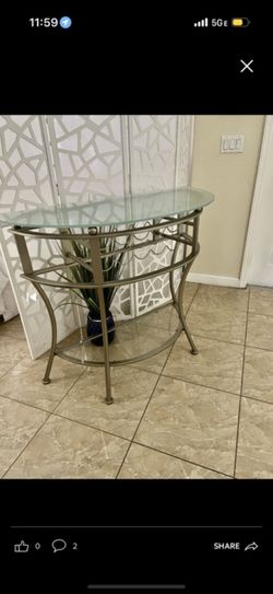 Glass top Bar Table