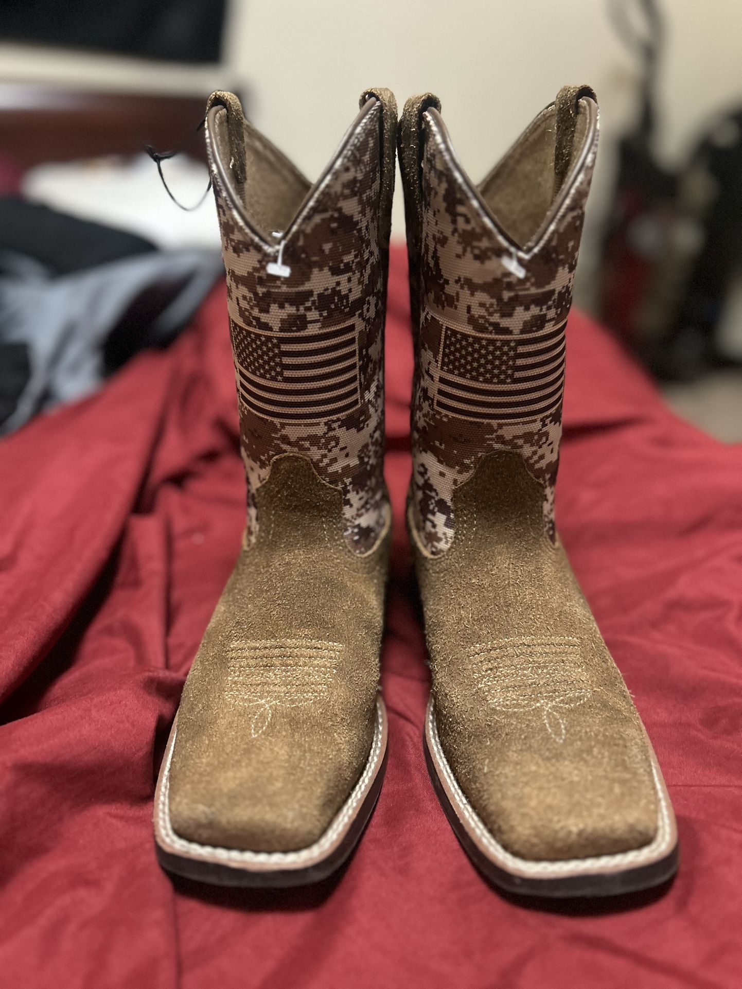 Ariat Boots For A Little Boy.