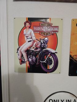 Harley Davidson Metal Signs