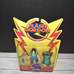 Flash Gordon Action Figure Dale Arden w Skateboard Playmates Vintage 1996 New