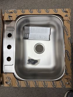 25” drop in kitchen sink