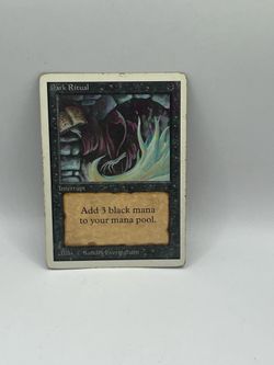 MTG Unlimited Dark Ritual Interrupt Card