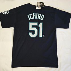 2 Seattle Mariners Ichiro Suzuki T-Shirts 2009 Size XL New Tag
