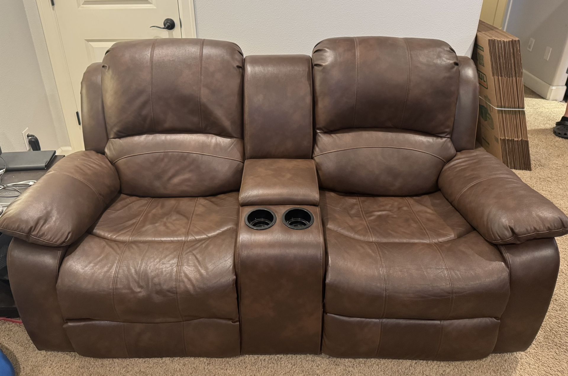 Reclining Sofa + Loveseat Set – $400 (Beaverton Pickup)
