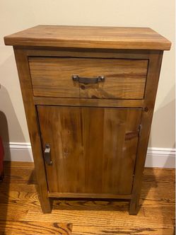 Wood End Table