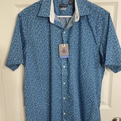 Van Heusen Short Sleeve Collar Medium