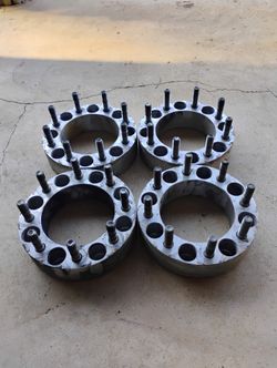 2" Wheel Spacers, Chevy 8x6.5