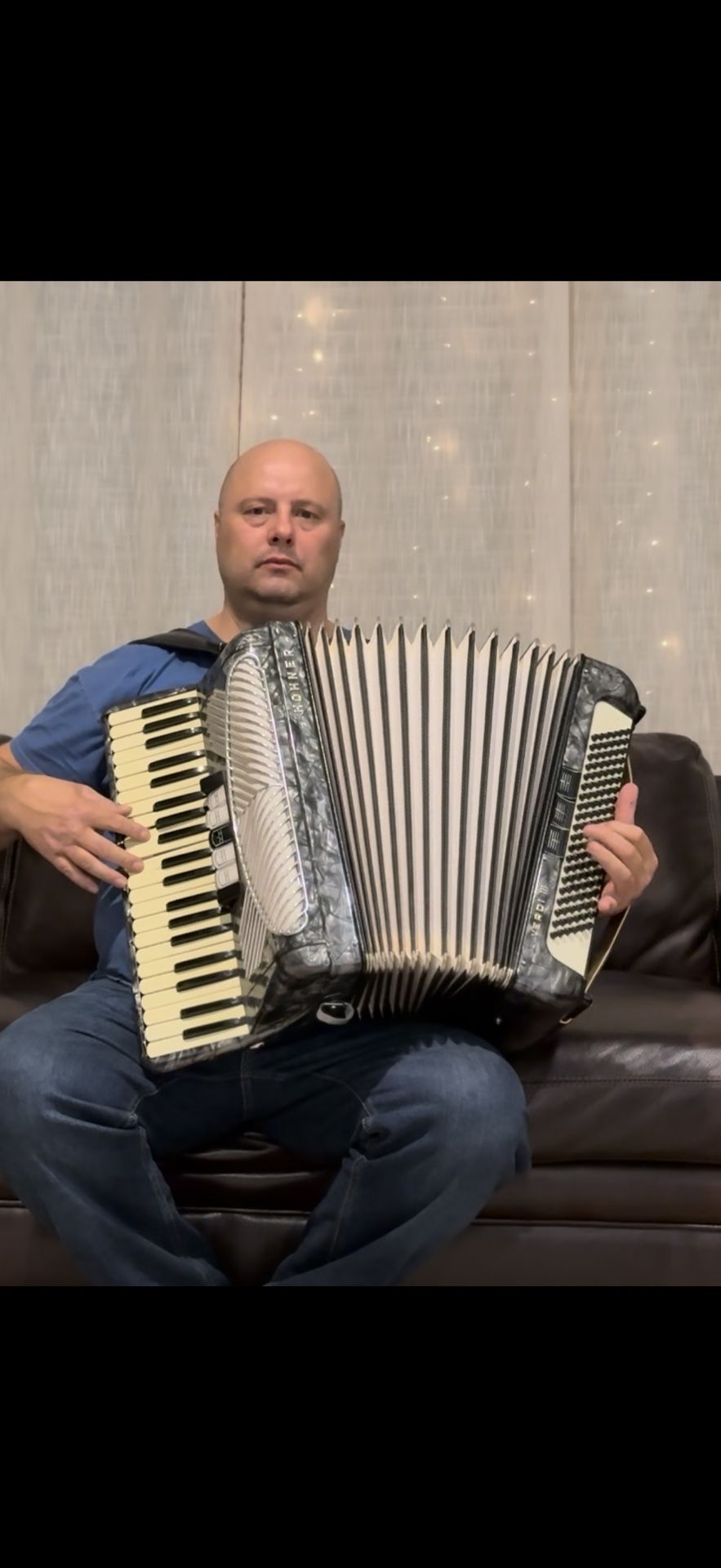Full size Hohner 120 Bass Piano Accordion