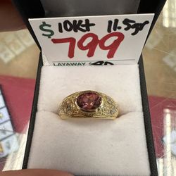 Red Stone Ring