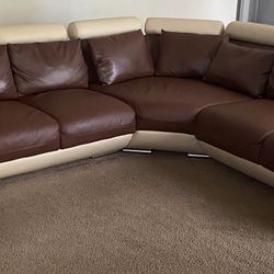Leather Sectional Couch